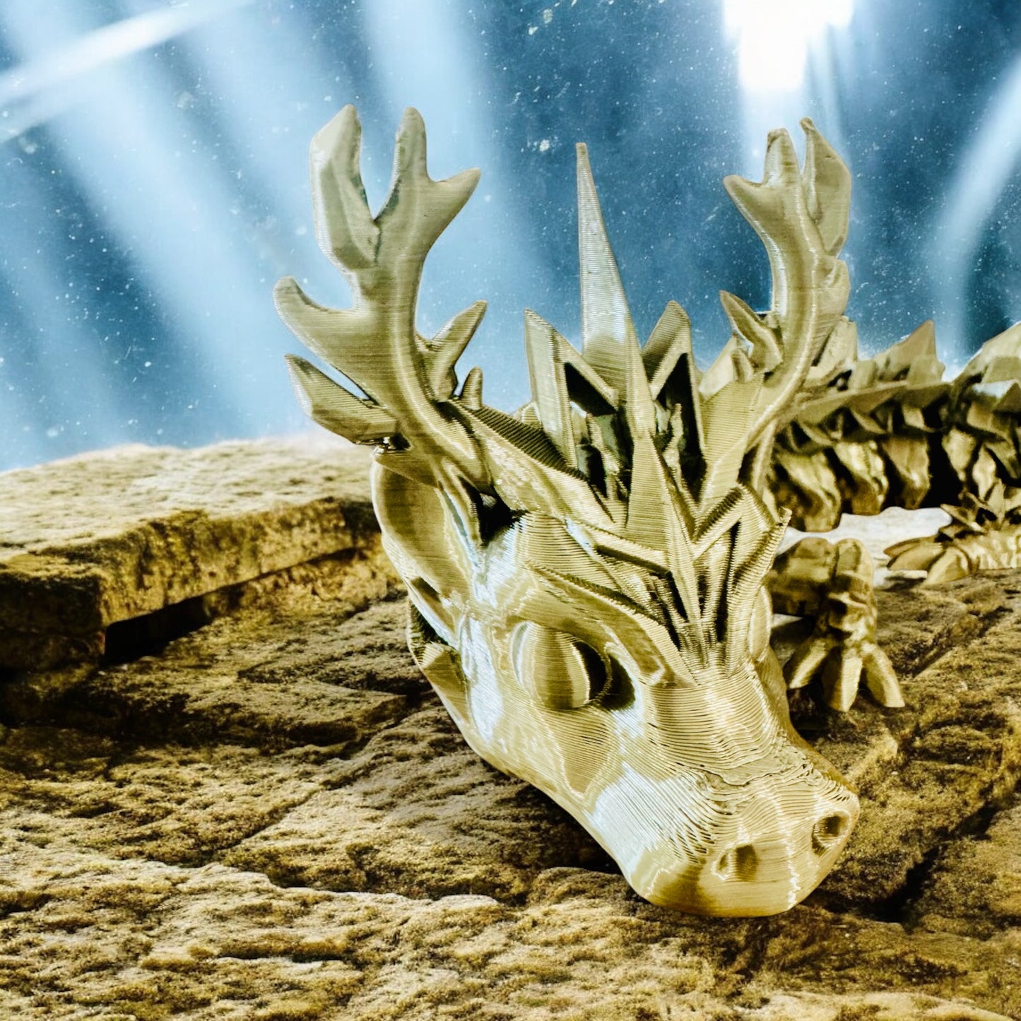 Goldie the flexi dragon