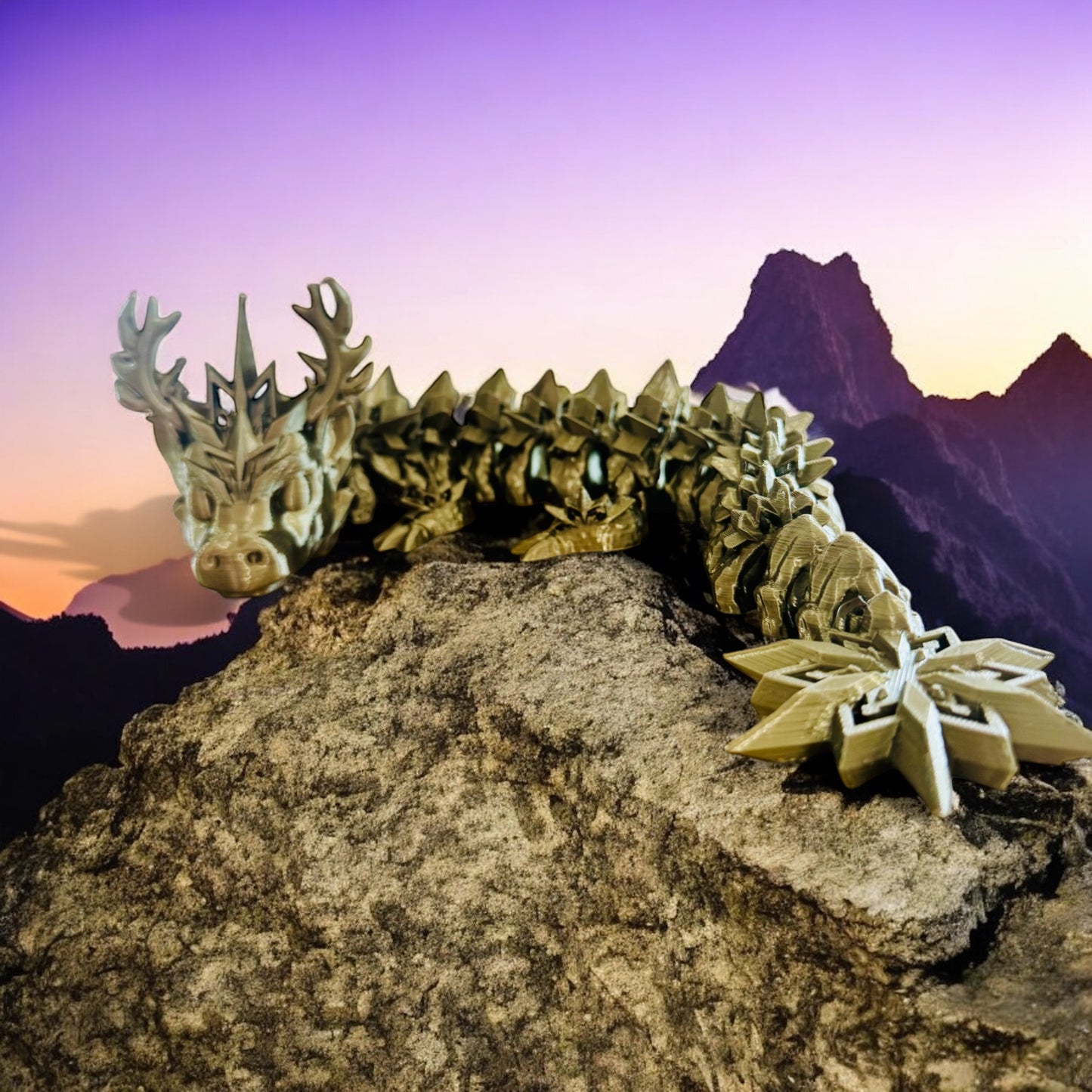 Goldie the flexi dragon